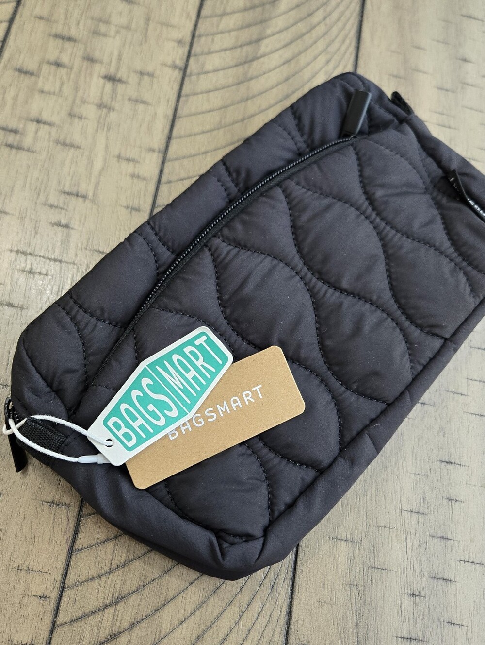 Bagsmart Quilted Double Zip Pouch